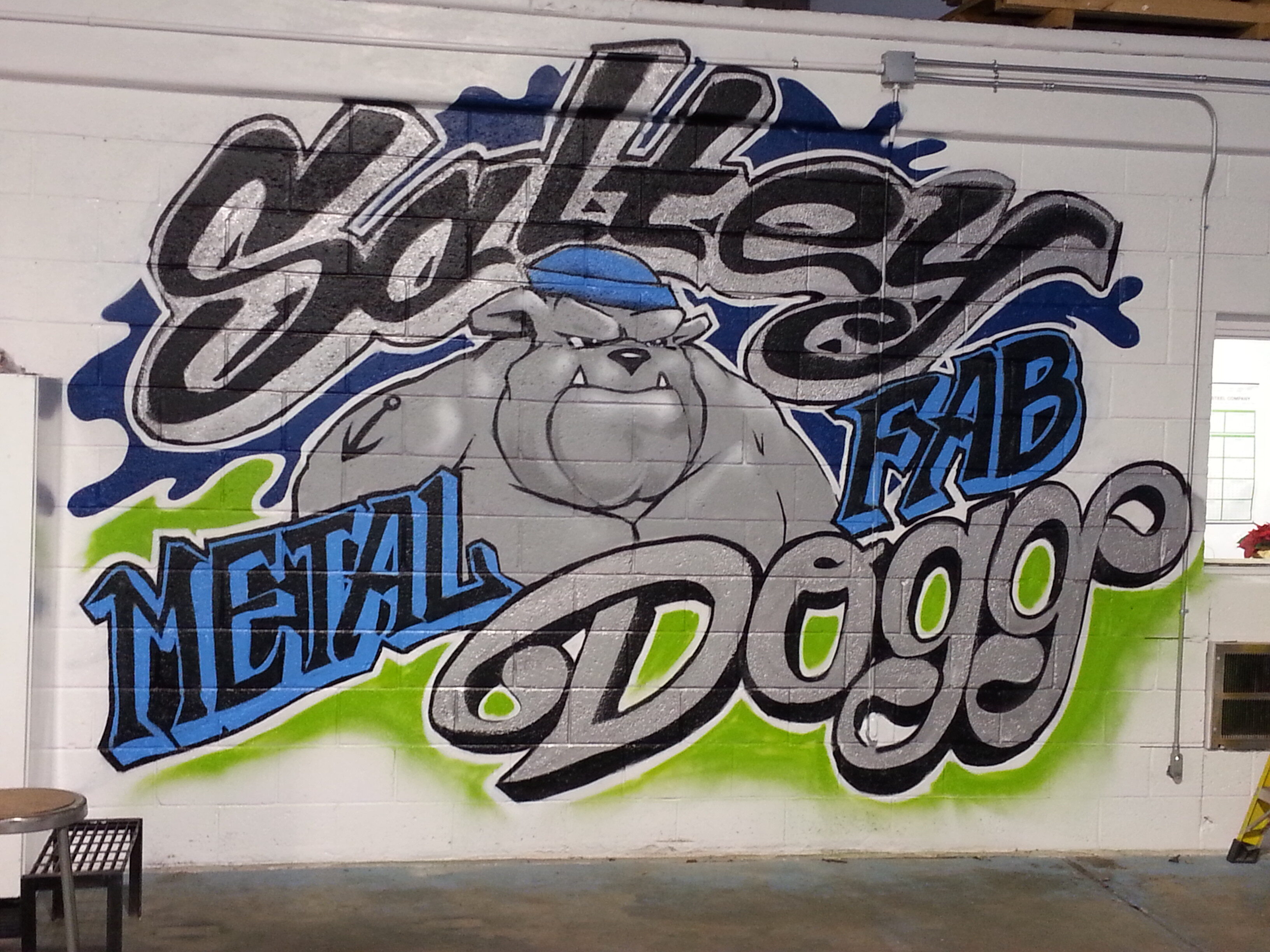 Salteydogg METAL FAB Logo