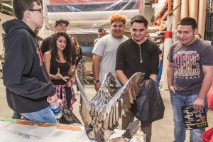 Students touring Rader Awning during Manufacturing Day; photo Jane Phillips Photography 