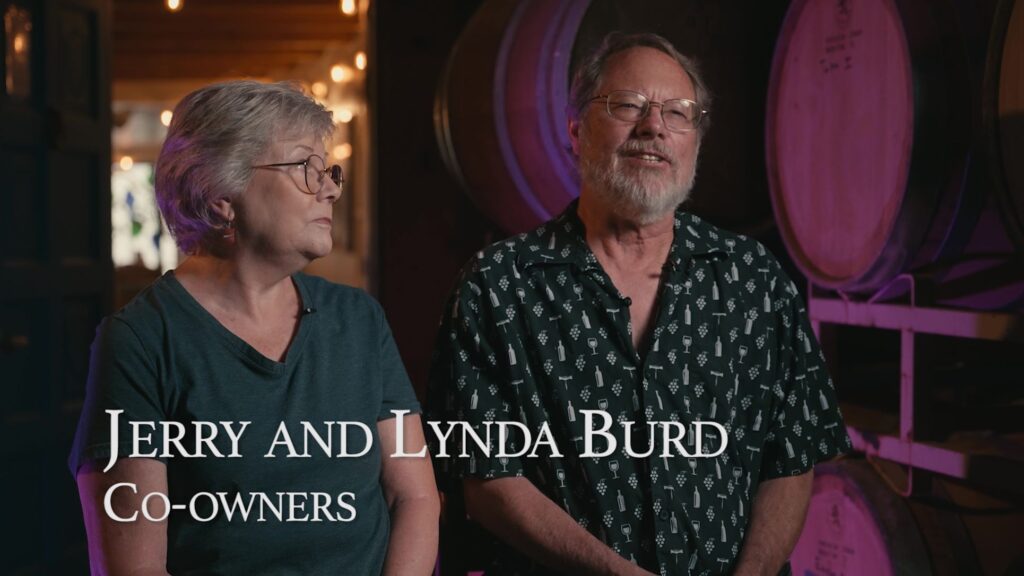 Jerry and Lynda Burd, owners of Black Mesa Winery