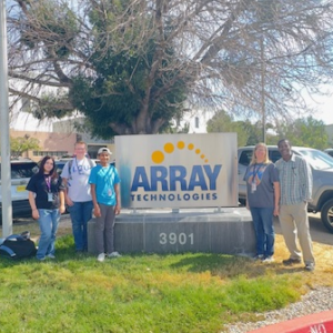 Explore Academy students at Array Technologies 2024